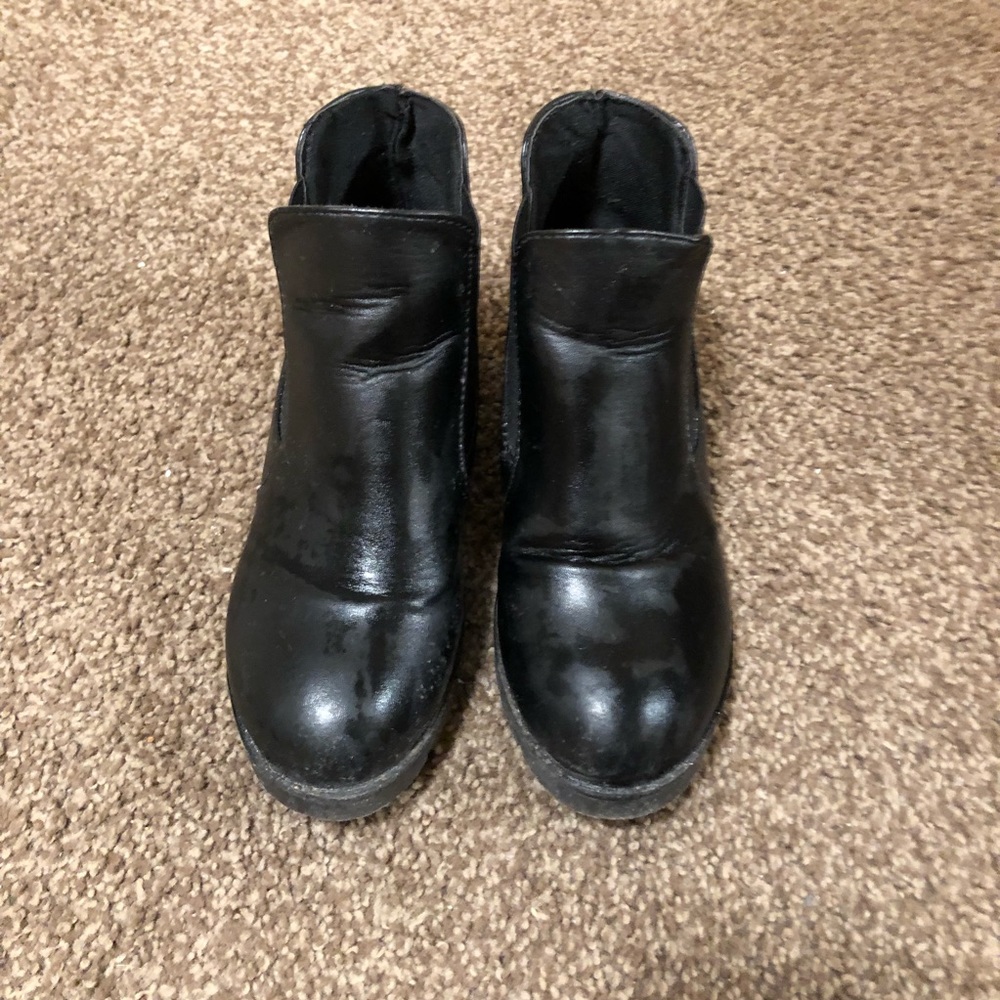 Black Angle Booties